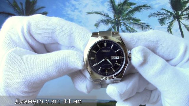 Обзор Citizen mechanical NP4080-50L Day-Date смотреть онлайн