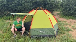 Хорошая недорогая палатка Mircamping art940 / Дешевая палатка автомат / Выбрать палатку для кемпинг
