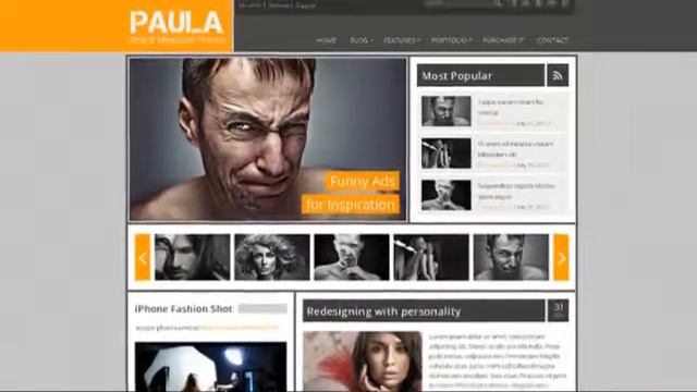 Paula - Blog & Magazine Wordpress Theme 3 смотреть онлайн