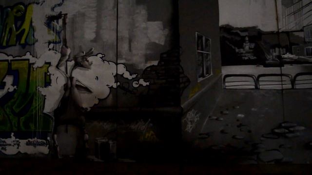 Граффити мост Золотой рог / 涂鸦金角湾大桥