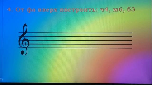 Построение гамм, интервалов (повторение) 3класс народное отделение. смотреть онлайн