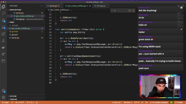 Go Fiber: Update and Delete JSON APIs (Stream Recording) смотреть онлайн