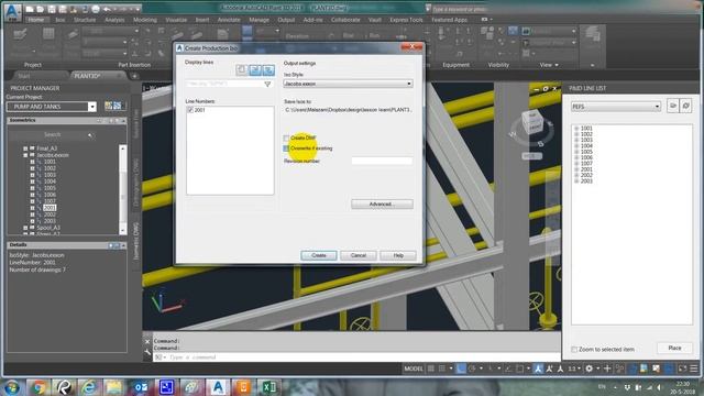 Plant 3D tutorial- Isometric LDT custom input for title block смотреть онлайн
