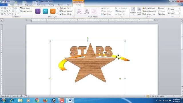 How to make a logo design in Microsoft word смотреть онлайн