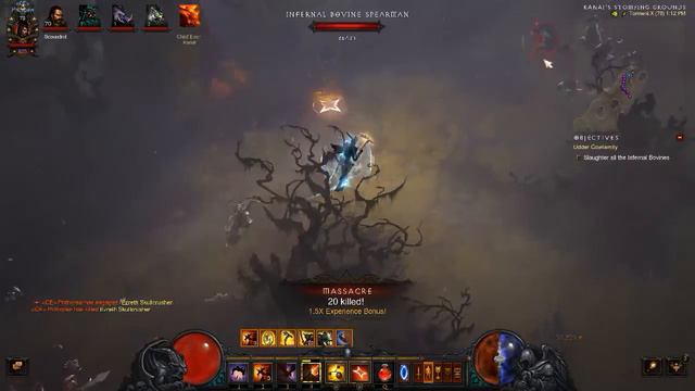 Diablo 3: King Kanai Immortal Throne Room смотреть онлайн