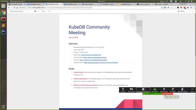 KubeDB Community Meeting 2018-07-12 смотреть онлайн