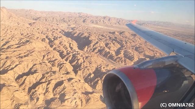 Royal Jordanian A319 Landing at Aqaba OJAQ (ILS VOR APP Runway 01) смотреть онлайн