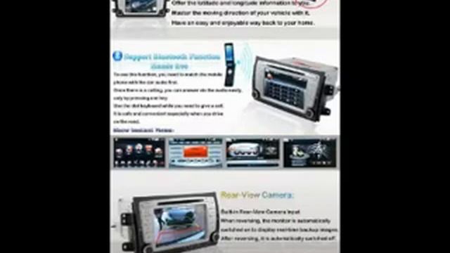 7" Radio DVD Player with GPS navigation ipod control for Suzuki SX4 www.autocardvdgps.com смотреть онлайн