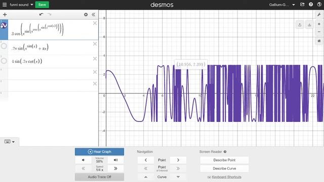 Sounds In Desmos - Part 1 смотреть онлайн