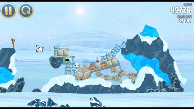 Angry Birds Star Wars Hoth Episode Level 3-8 Walkthrough 3 stars Sterne Full HD смотреть онлайн