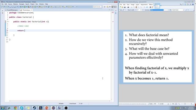 JAVA: Recursive Problems - Factorial смотреть онлайн