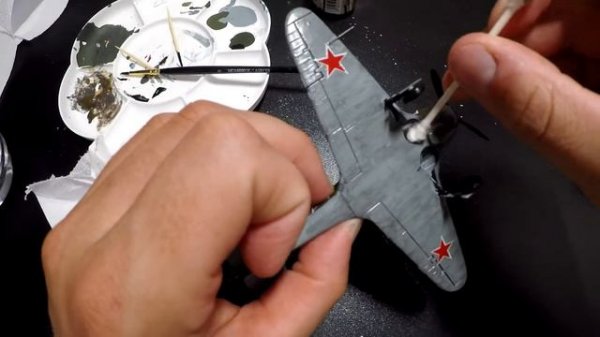 Effect from scale model WASH (vallejo), black color.