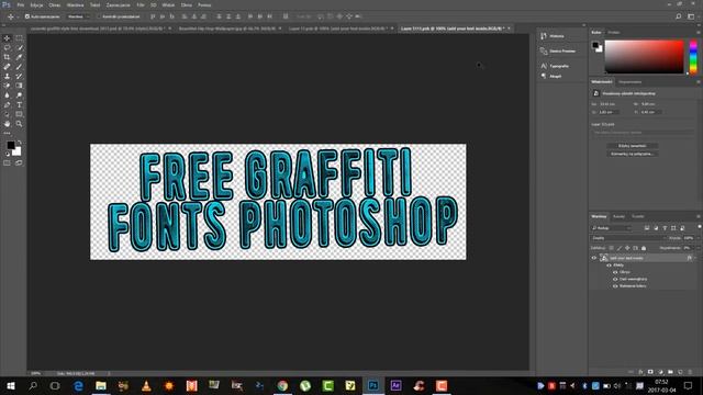Graffiti Fonts Czcionki Free Download Style Photoshop смотреть онлайн