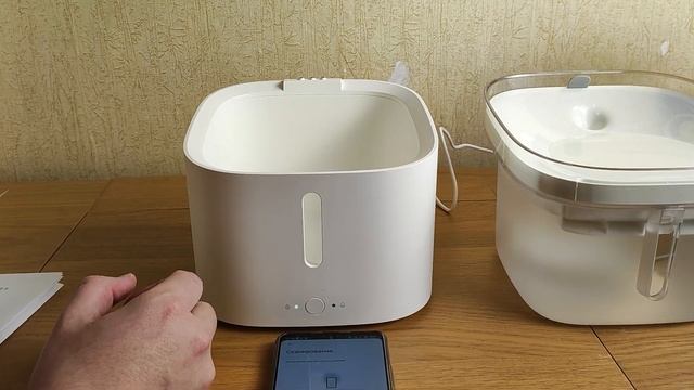 Автопоилка Xiaomi Фонтан для кошек и собак Mijia Smart Pet Water Dispenser XWWF01MG смотреть онлайн