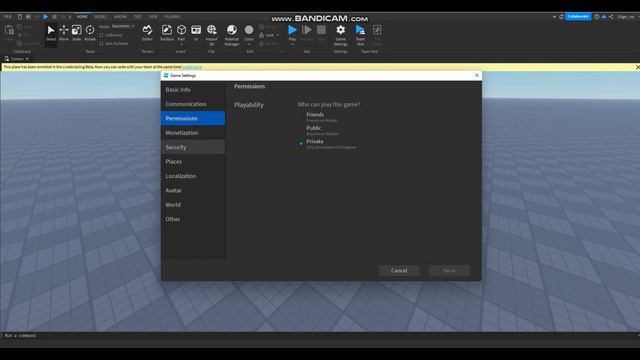 Что такое Game settings в роблокс студио? смотреть онлайн