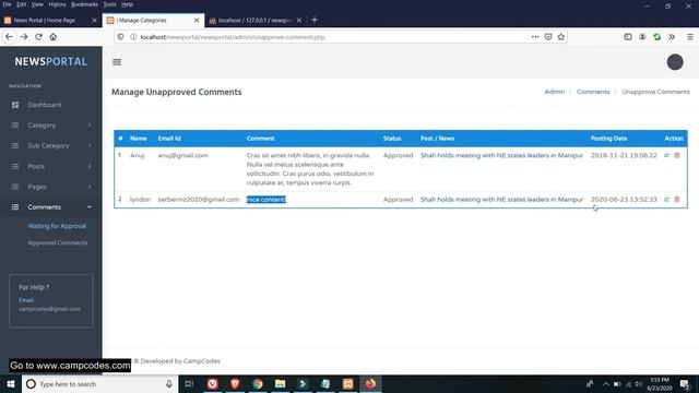 Online News Portal using PHP/MySQLi | Free Download Source Code смотреть онлайн