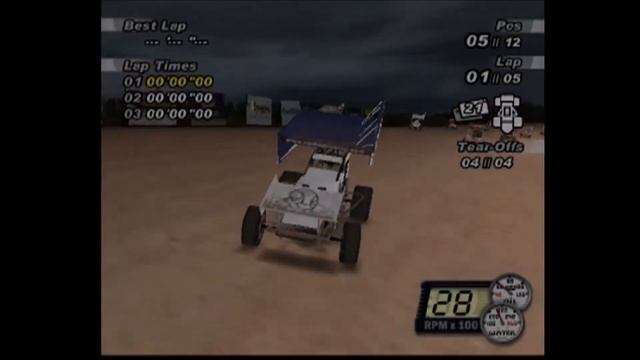 World of Outlaws Sprint Cars 2002 (PS2) - Career Mode EP01 - "A New Adventure!" смотреть онлайн