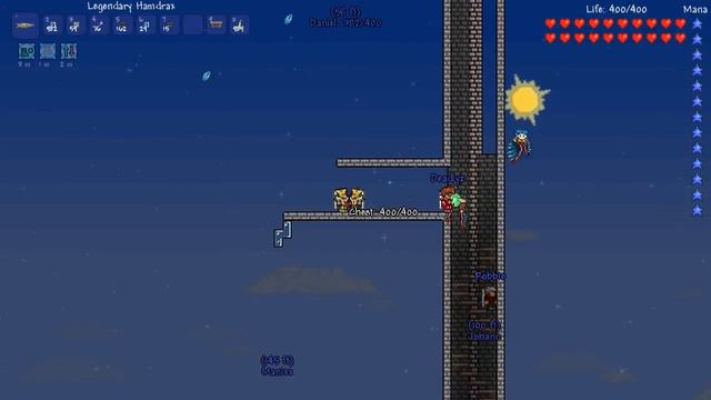 Terraria: Time Lapse — Floating Island City! смотреть онлайн