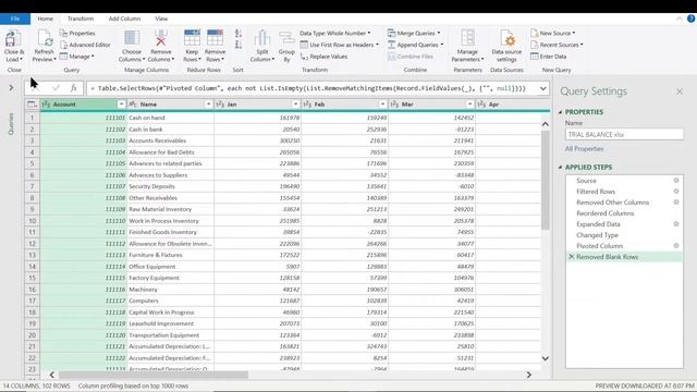 How to Combine Trial Balance Reports with Excel Power Query смотреть онлайн