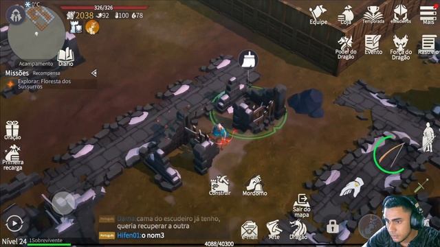 Dusk of Dragons Survivors, lvl24, base arrumada, dragao estrela 3, Vila Burke duo e mochila magic # смотреть онлайн