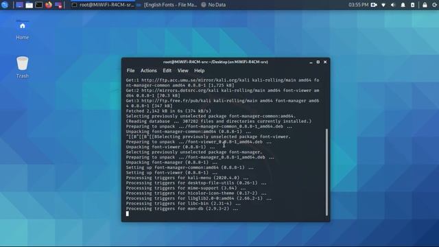 Install Fonts and Fonts Manager on Kali Linux смотреть онлайн