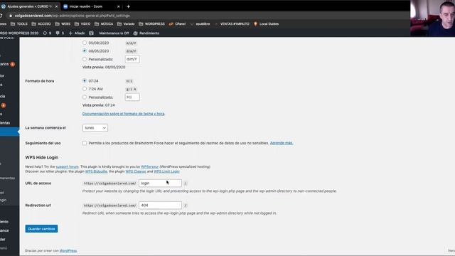 Cómo cambiar la página de acceso de Wordpress (wp-admin) смотреть онлайн