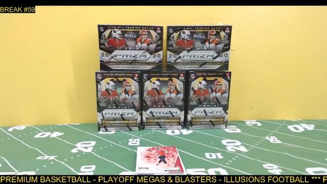2020 Panini PRIZM BLASTER Box FAT PACK Break #59 FOOTBALL смотреть онлайн