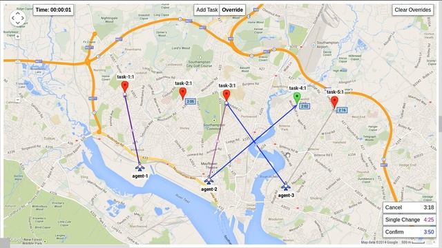 User Interface for the Decentralised Coordination of UAVs using the Max-Sum Algorithm - 1 смотреть онлайн