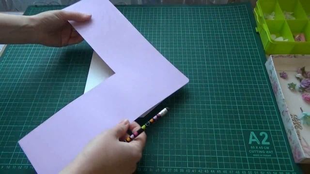 Мастер класс "Цветочный конверт". Скрапбукинг. смотреть онлайн