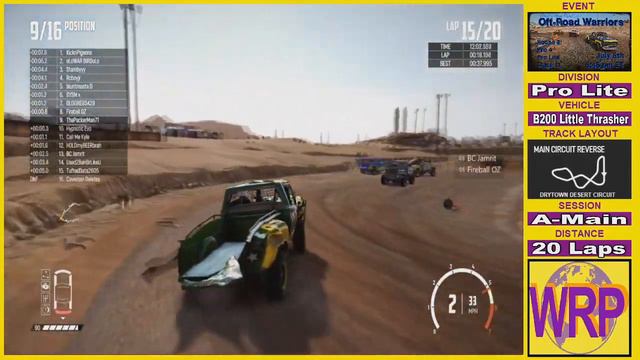 2021 SP Wreckfest Series | Off-Road Warriors Group A Week 2 (SP High Gear)