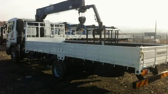 Манипулятор (КМУ) Horyong-156 5т 19м Daewoo Novus 7т / crane manipulator смотреть онлайн
