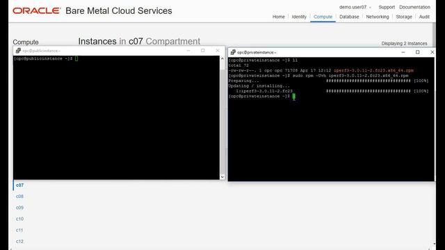 Oracle Cloud Infrastructure: Bandwidth iperf test смотреть онлайн