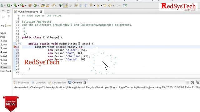 Java 1.8 Streams: Unleashing the Power of Collectors GroupingBy & Mapping ! | Java | RedSysTech смотреть онлайн
