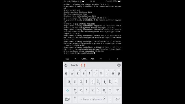 tutorial Spam sms via termux est.2020 (100% Work) for pemula смотреть онлайн
