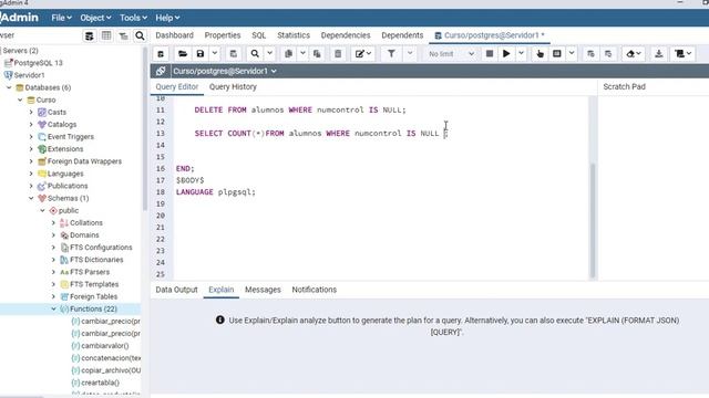 Parte 7.- Curso intensivo de PostgreSQL- Crear nuestras propias funciones III. смотреть онлайн