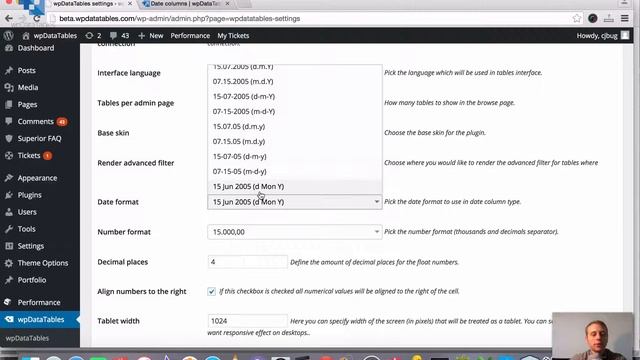 Different Column Types in WordPress Tables - wpDataTables Plugin смотреть онлайн