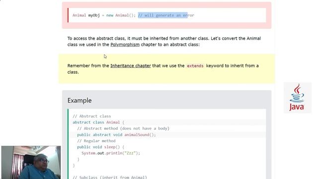 Abstraction in Java - Java tutorial - w3Schools - Chapter 36 English смотреть онлайн