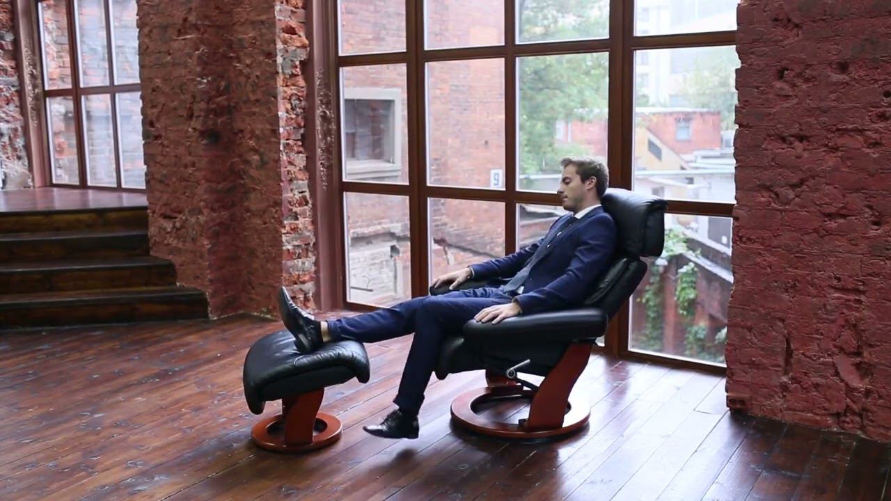 Кресло реклайнер из натуральной кожи Relax Piabora