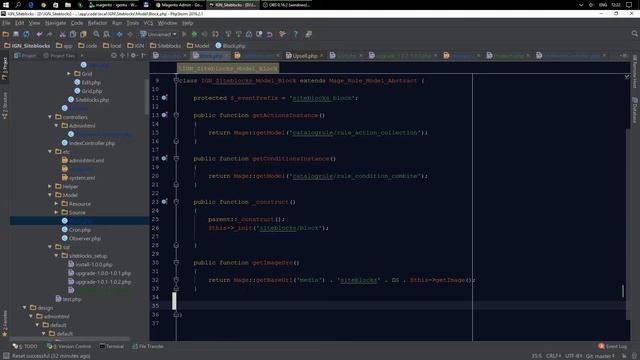 14. Вывод таблицы (grid) товаров на странице редактирования в админке Magento смотреть онлайн