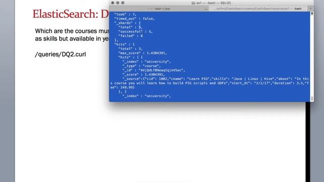 5.8 ElasticSearch Training - Working with DSL Query Part 2 смотреть онлайн