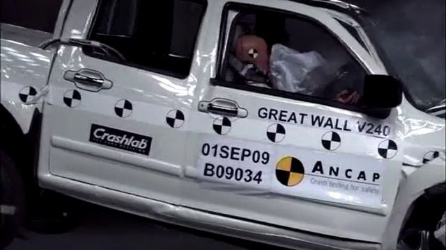 Great Wall V240 2009 ANCAP Crash Test (2 stars) смотреть онлайн