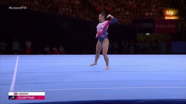 Jennifer Gadirova (GBR) FX EF 2022 European Championships Finals 13.466 смотреть онлайн