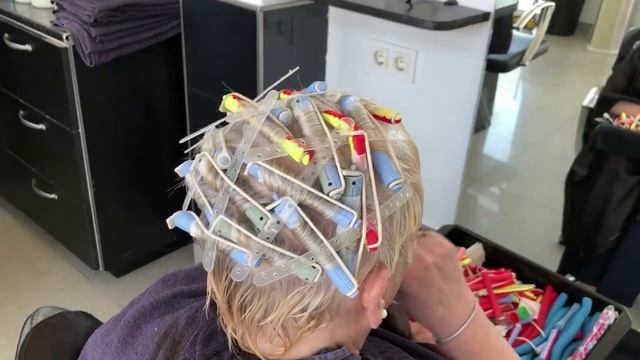 How to Perm short hair step by step смотреть онлайн