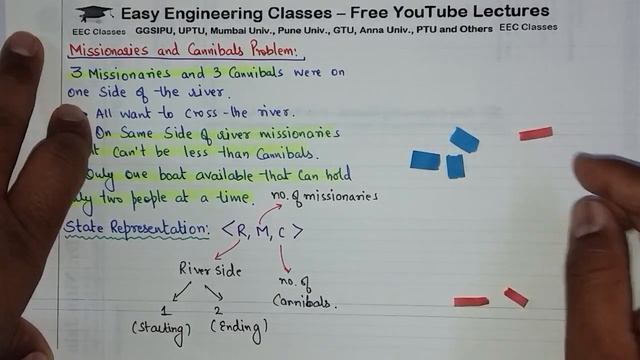 L39: Missionaries and Cannibals Problem in Artificial Intelligence with Solution | AI Lectures Hind смотреть онлайн