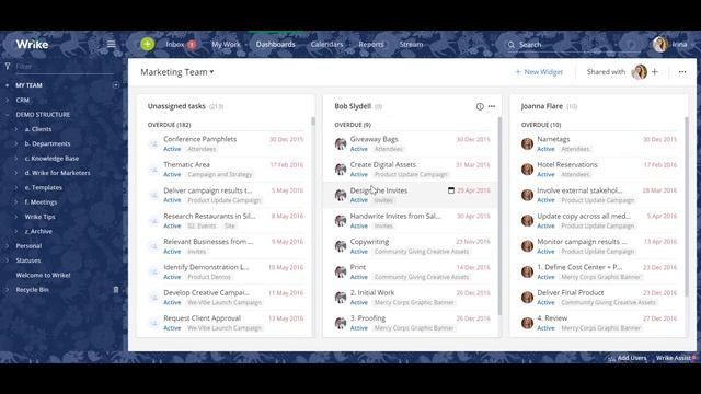 [Tutorial] Team Dashboards in Wrike смотреть онлайн