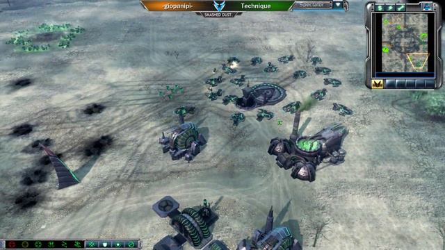 C&C3: Kane's Wrath 1vs1 - giopanipi (GDI) vs. Technique (NOD) смотреть онлайн