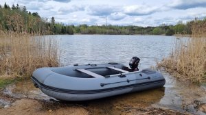 Обкатка комплекта: Лодка ПВХ НАВИГАТОР 335 НДНД Light, мотор Hidea HD3FHS.