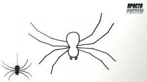 Как нарисовать ПАУКА легко, Идеи для рисования