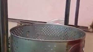 Пресс для фруктов и овощей  изготовлен своими руками из барабана стиральной машинки 2019 г.