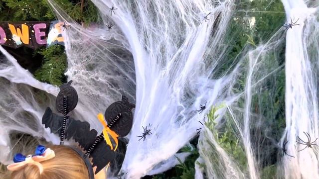 Юля украсила дом на ХЕЛЛОУИН смотреть онлайн